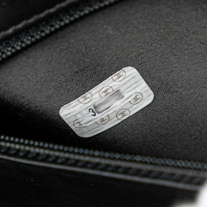 Chanel Leather Coco Mark Bicolor Handbag