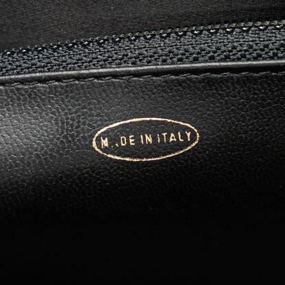 Chanel Leather Coco Mark Bicolor Handbag