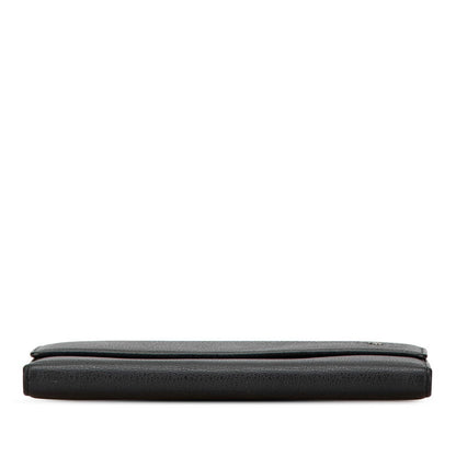 Chanel Camellia Leather Long Wallet