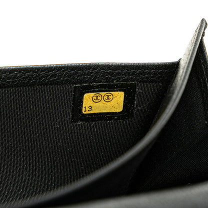 Chanel Camellia Leather Long Wallet