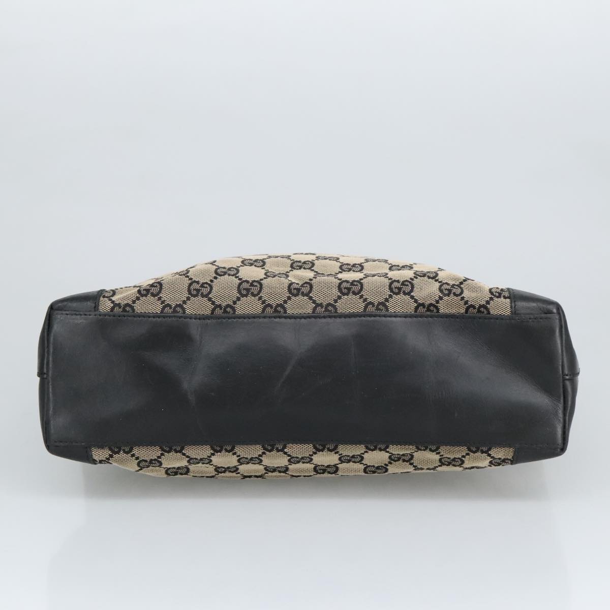 GUCCI GG Canvas Tote Bag Black Beige  hk1721