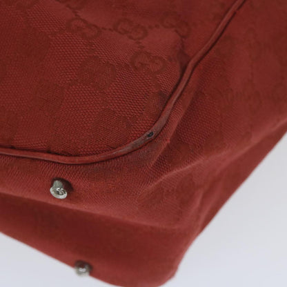 GUCCI GG Canvas Tote Bag Red 113017  hk950