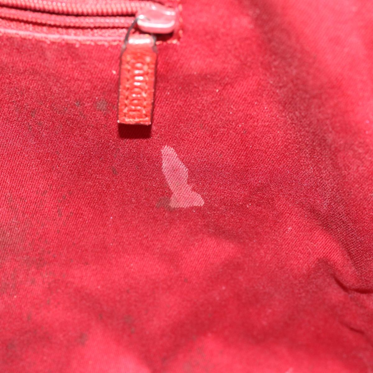 GUCCI GG Canvas Tote Bag Red 113017  hk950