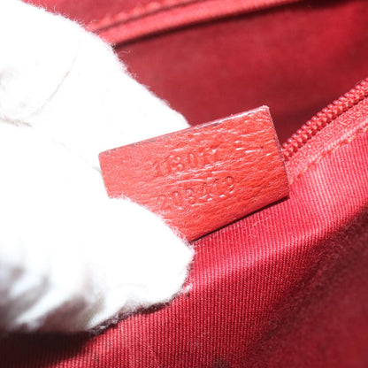 GUCCI GG Canvas Tote Bag Red 113017  hk950