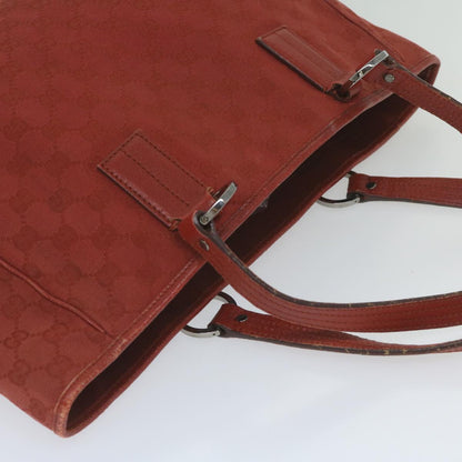 GUCCI GG Canvas Tote Bag Red 113017  hk950