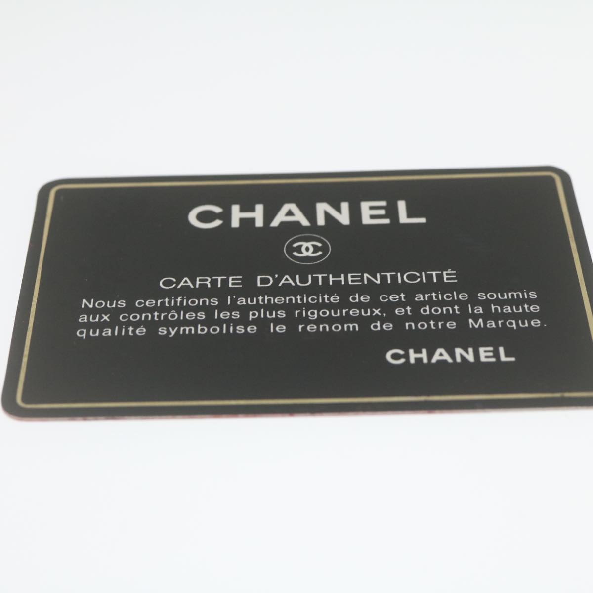 CHANEL Mini Matelasse Chain Flap Hand Bag Lamb Skin  Red Gold CC hs688A