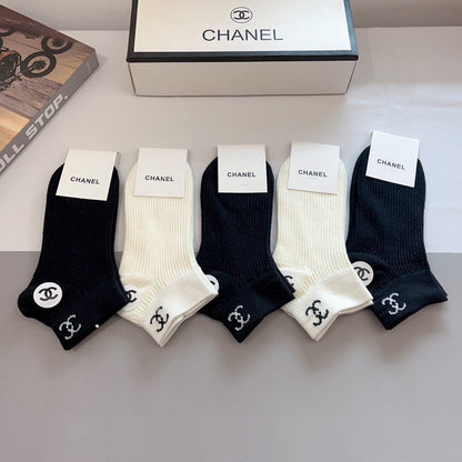 CHANEL SHORT SOCKS 184494 (1 BOX)
