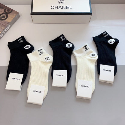 CHANEL SHORT SOCKS 184494 (1 BOX)