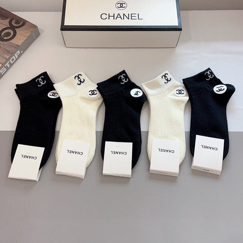 CHANEL SHORT SOCKS 184494 (1 BOX)