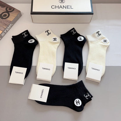CHANEL SHORT SOCKS 184494 (1 BOX)
