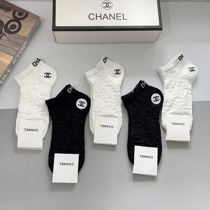 CHANEL SHORT SOCKS 184498 (1 BOX)