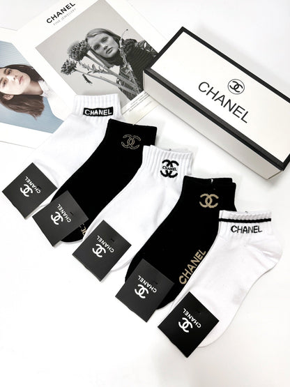 CHANEL SHORT SOCKS 184489 (1 BOX)