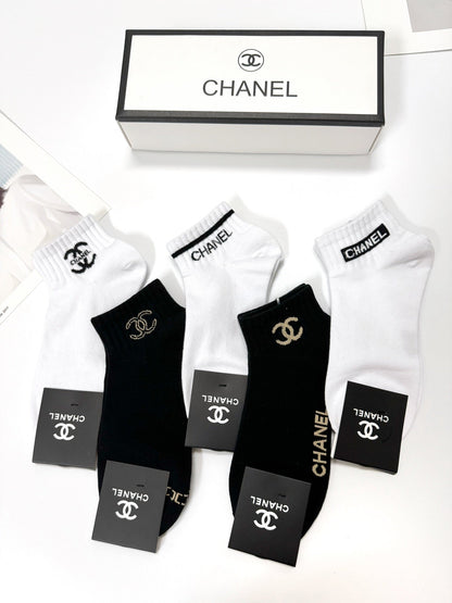 CHANEL SHORT SOCKS 184489 (1 BOX)