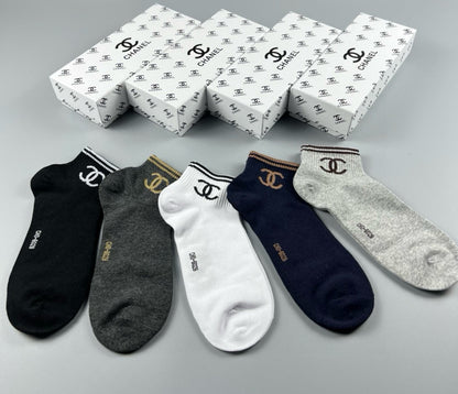 CHANEL SHORT SOCKS 185755 (1 BOX)