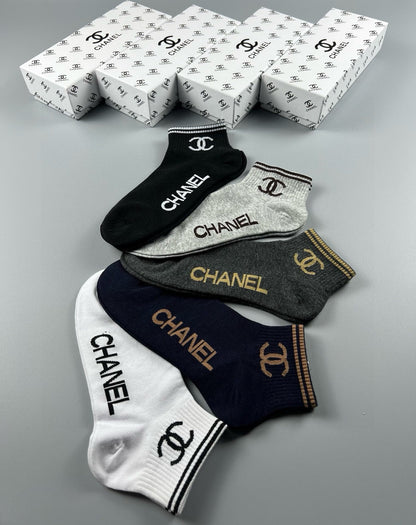 CHANEL SHORT SOCKS 185755 (1 BOX)