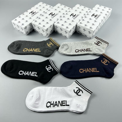 CHANEL SHORT SOCKS 185755 (1 BOX)