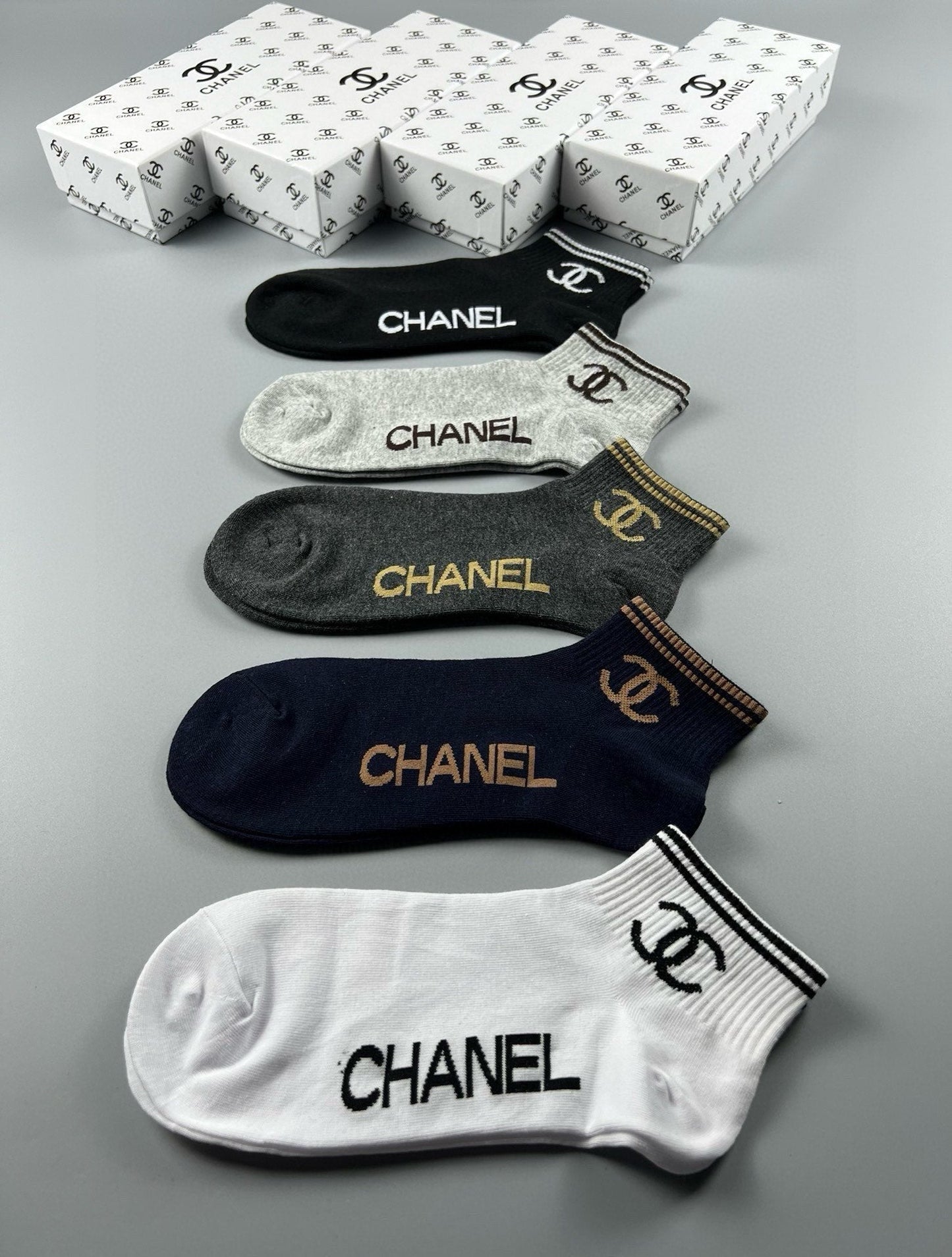 CHANEL SHORT SOCKS 185755 (1 BOX)