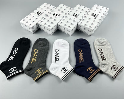 CHANEL SHORT SOCKS 185755 (1 BOX)
