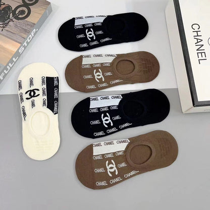 CHANEL LOW-CUT SOCKS 185808 (1 BOX)