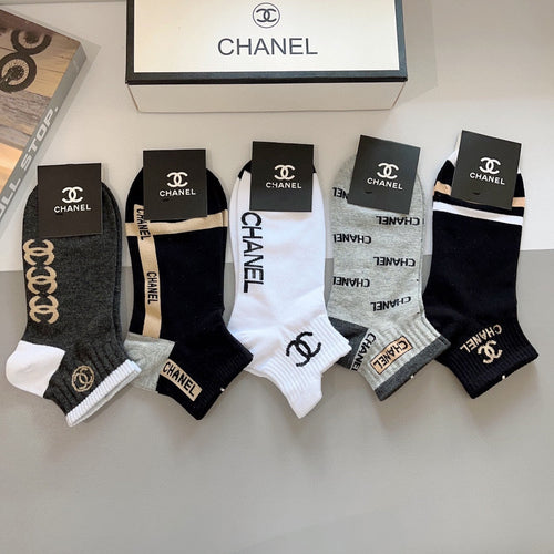 CHANEL ANKLE SOCKS 188344 (1 BOX)