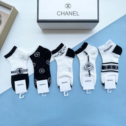 CHANEL ANKLE SOCKS 186753 (1 BOX)