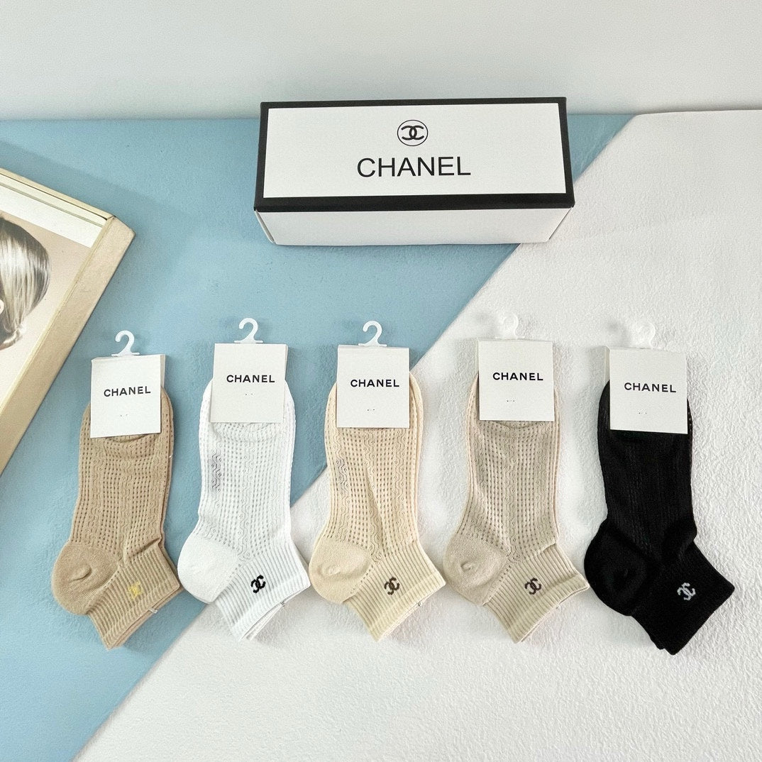 CHANEL ANKLE SOCKS 186756 (1 BOX)
