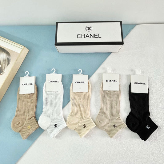 CHANEL ANKLE SOCKS 186756 (1 BOX)
