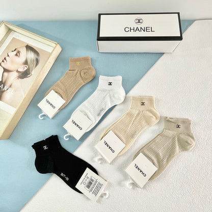CHANEL ANKLE SOCKS 186756 (1 BOX)