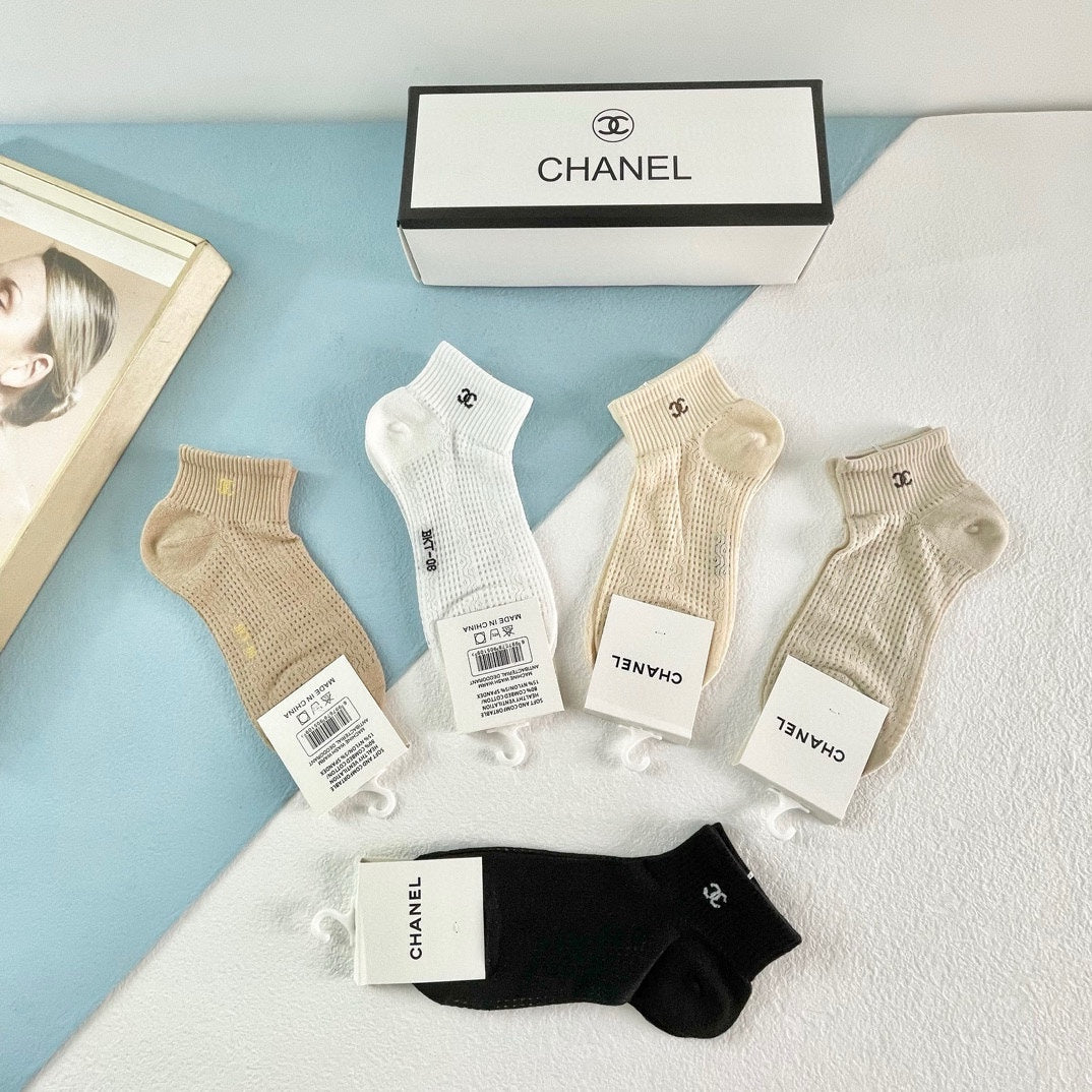 CHANEL ANKLE SOCKS 186756 (1 BOX)