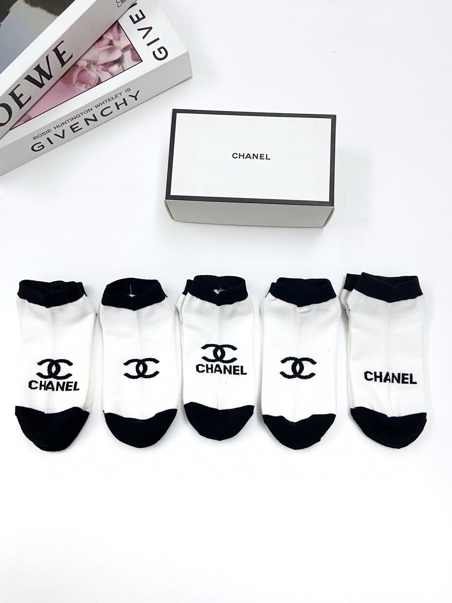 CHANEL ANKLE SOCKS 188290 (1 BOX)