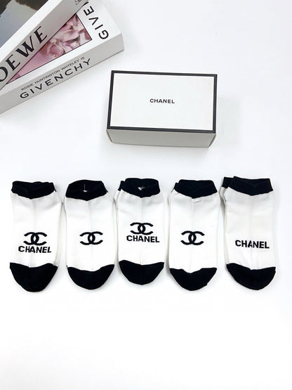 CHANEL ANKLE SOCKS 188290 (1 BOX)