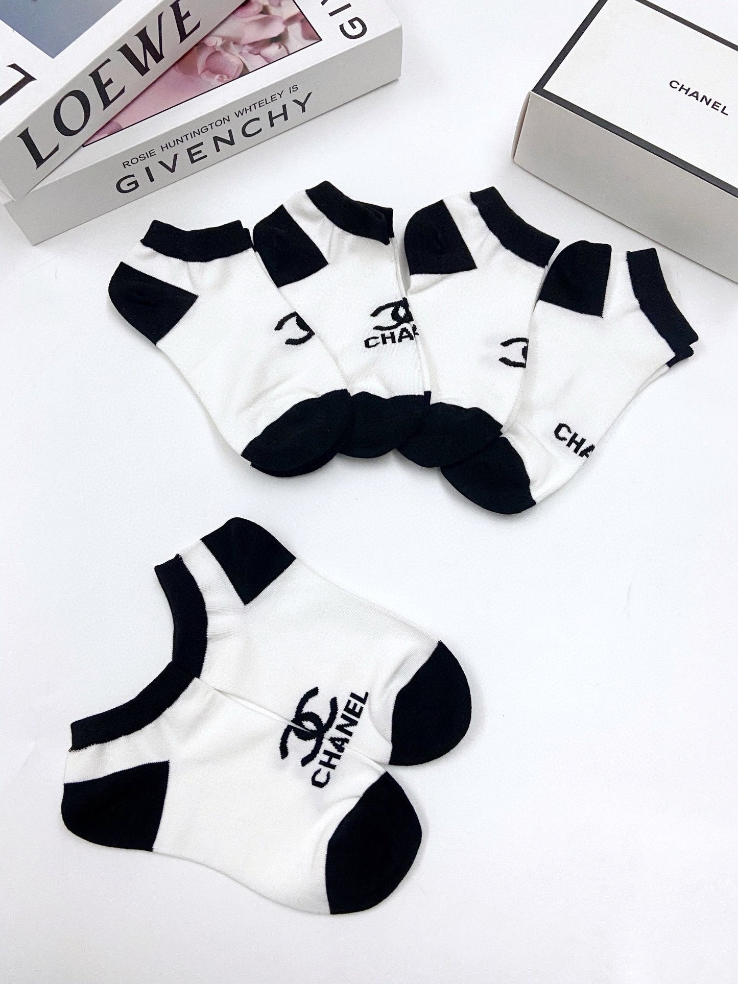 CHANEL ANKLE SOCKS 188290 (1 BOX)