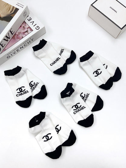 CHANEL ANKLE SOCKS 188290 (1 BOX)