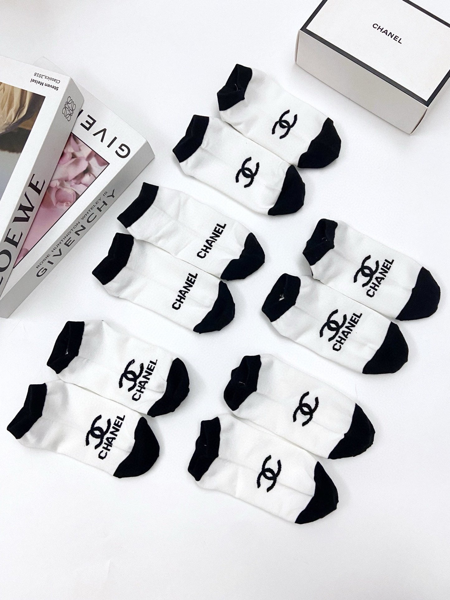 CHANEL ANKLE SOCKS 188290 (1 BOX)