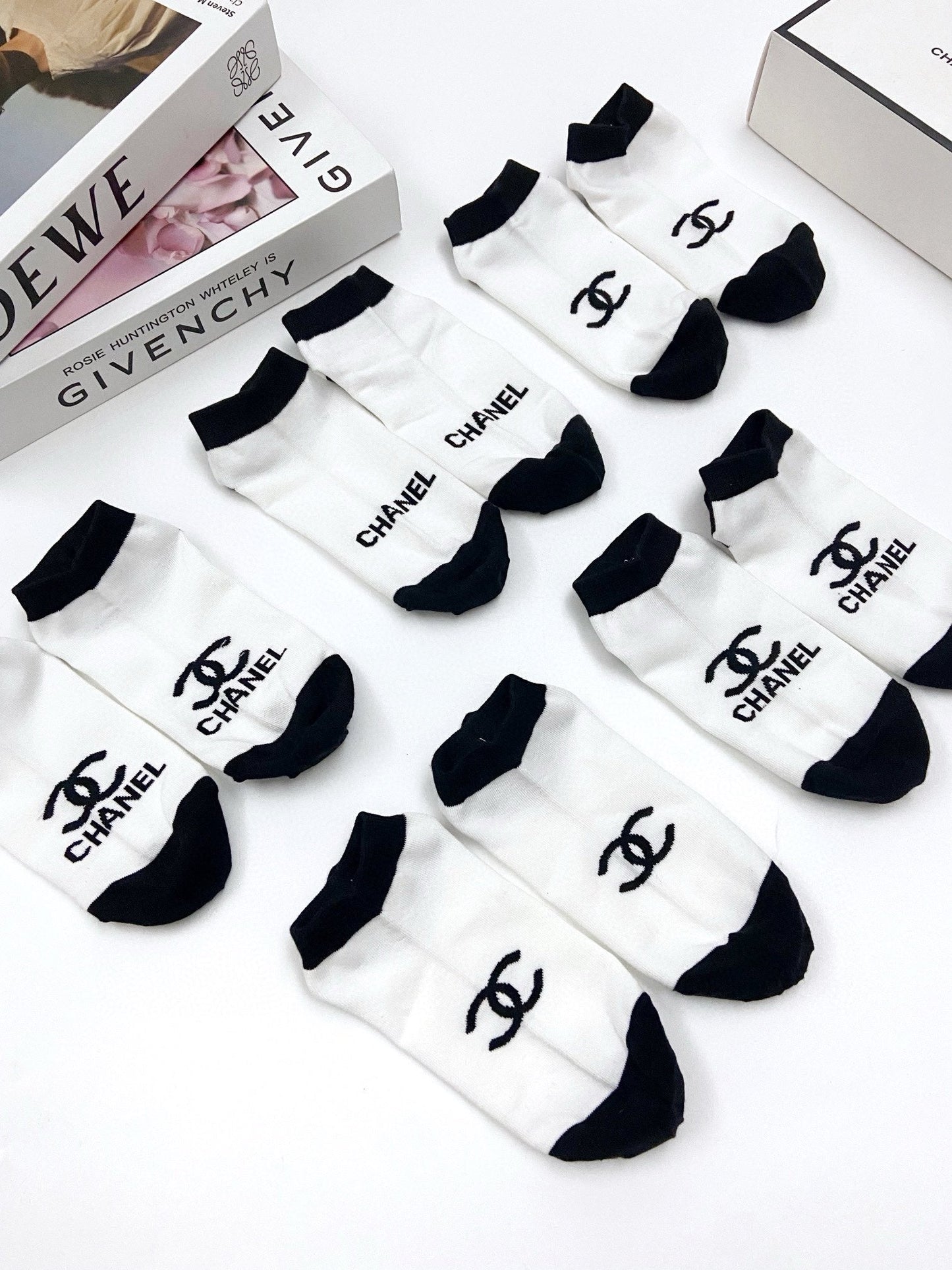 CHANEL ANKLE SOCKS 188290 (1 BOX)