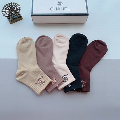 CHANEL ANKLE SOCKS 188366 (1 BOX)