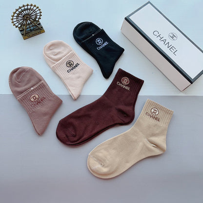 CHANEL ANKLE SOCKS 188366 (1 BOX)