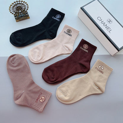 CHANEL ANKLE SOCKS 188366 (1 BOX)