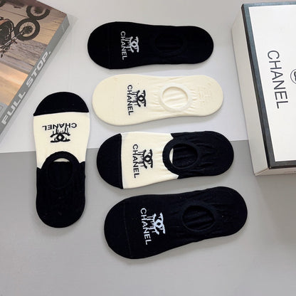 CHANEL LOW-CUT SOCKS 189512 (1 BOX)