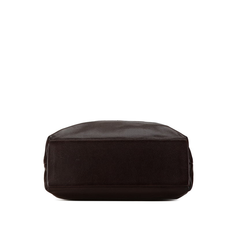 Chanel Caviar Skin Coco Mark Tote Bag