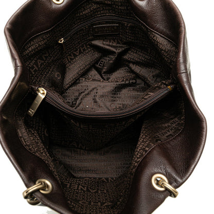 Chanel Caviar Skin Coco Mark Tote Bag