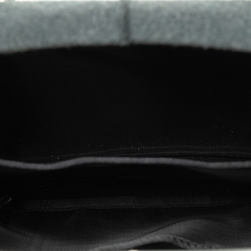 Chanel Wool Hip Bag Shoulder Bag Gray