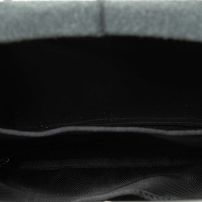 Chanel Wool Hip Bag Shoulder Bag Gray