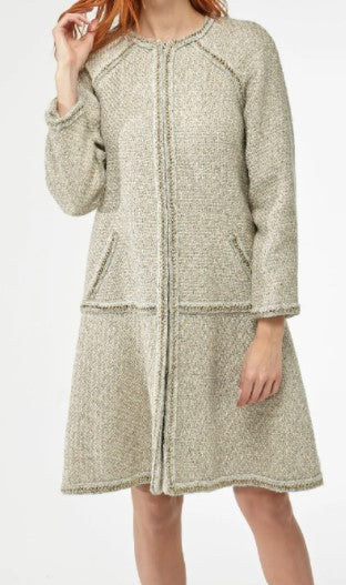 Chanel tweed long coat - M - Mtiers d'art Paris New York 2018-2019