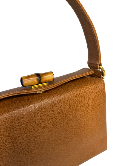 Gucci bamboo brown handbag