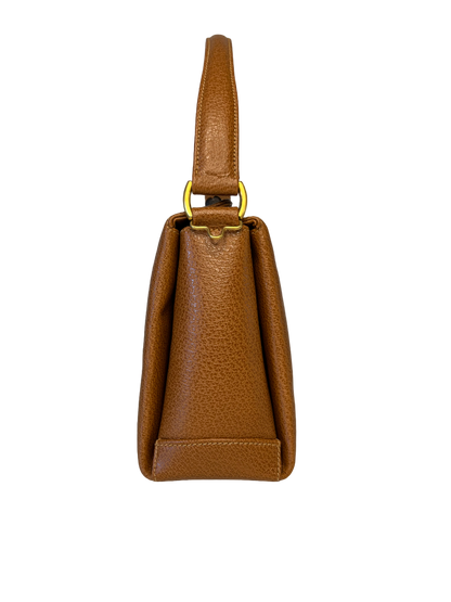 Gucci bamboo brown handbag