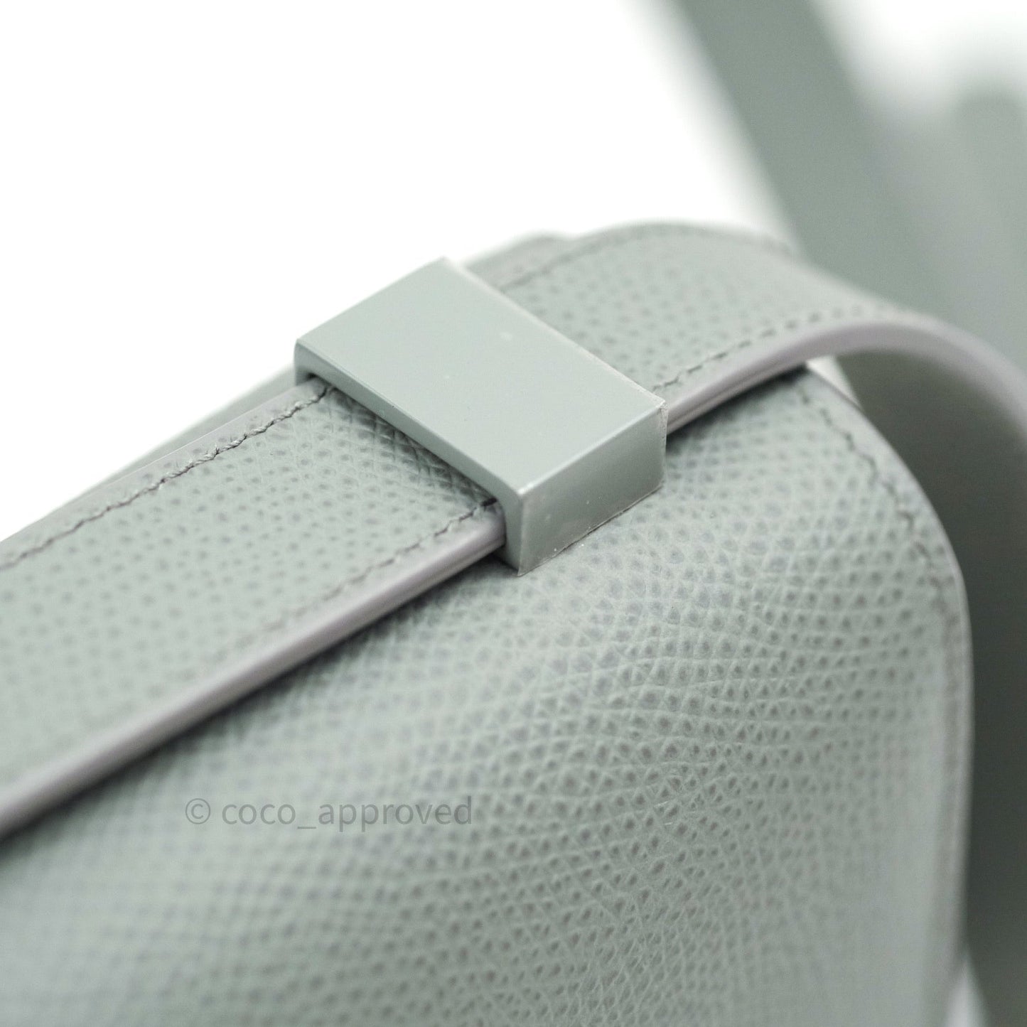 Christian Dior Grained Calfskin Montaigne Flap 30 Ultramatte Gray