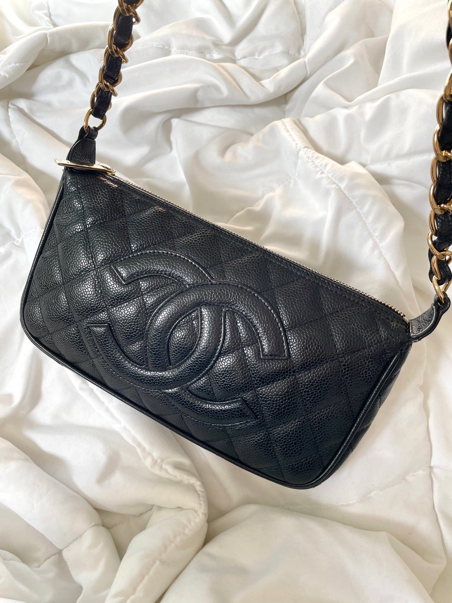 Chanel Timeless Caviar Pochette