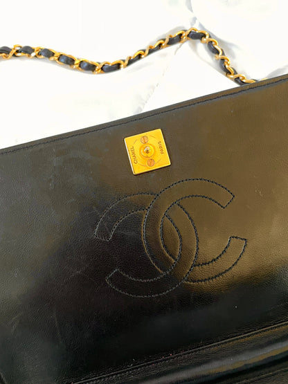 Chanel Medium Lambskin Full Flap Bag
