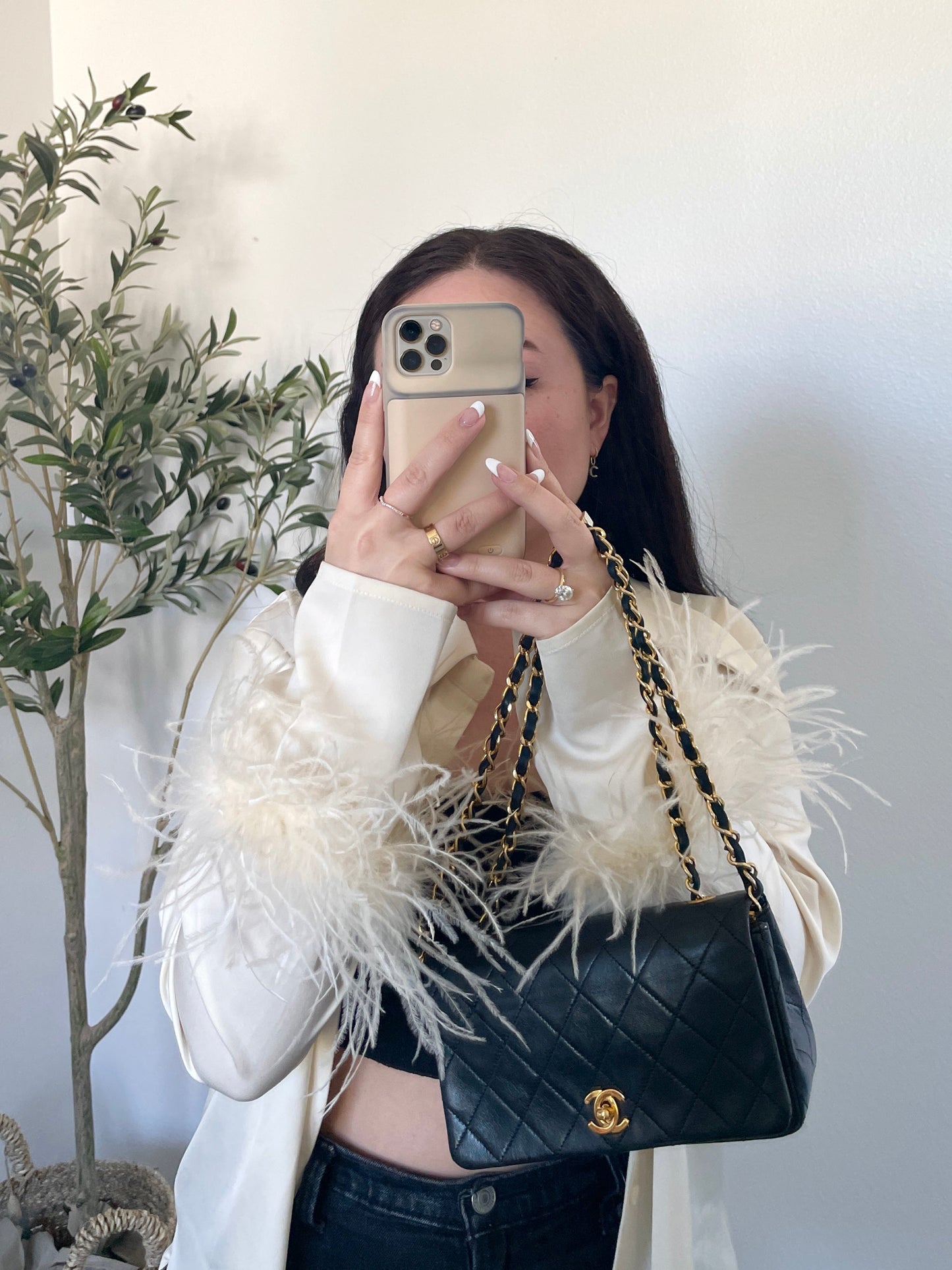 Chanel Mini Lambskin Full Flap